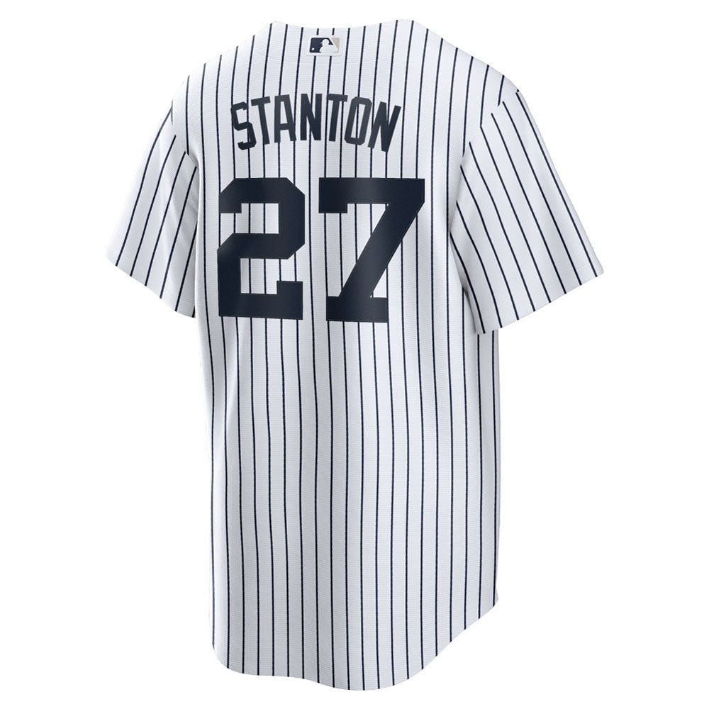 Men's New York Yankees Giancarlo Stanton Home Player Name Jersey - White